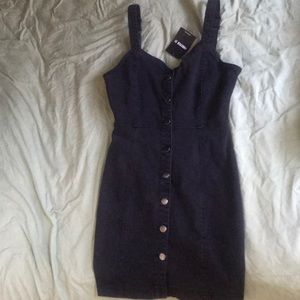 Black small woven dress forever 21